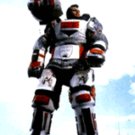 One good whomp or two should cool armor-guy's jets