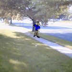 waiting at the bus stop