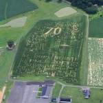 Corn maze from above this year