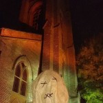 Me as boogeyman at Westminster in Baltimore